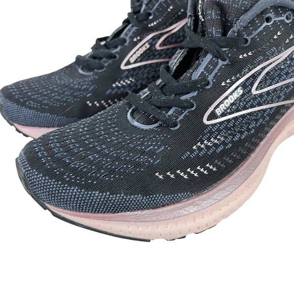 BROOKS GLYCERIN 19 Black Gray Pink DNA LOFT Sneakers Running Gym Shoes sz 10.5 W - Picture 8 of 16
